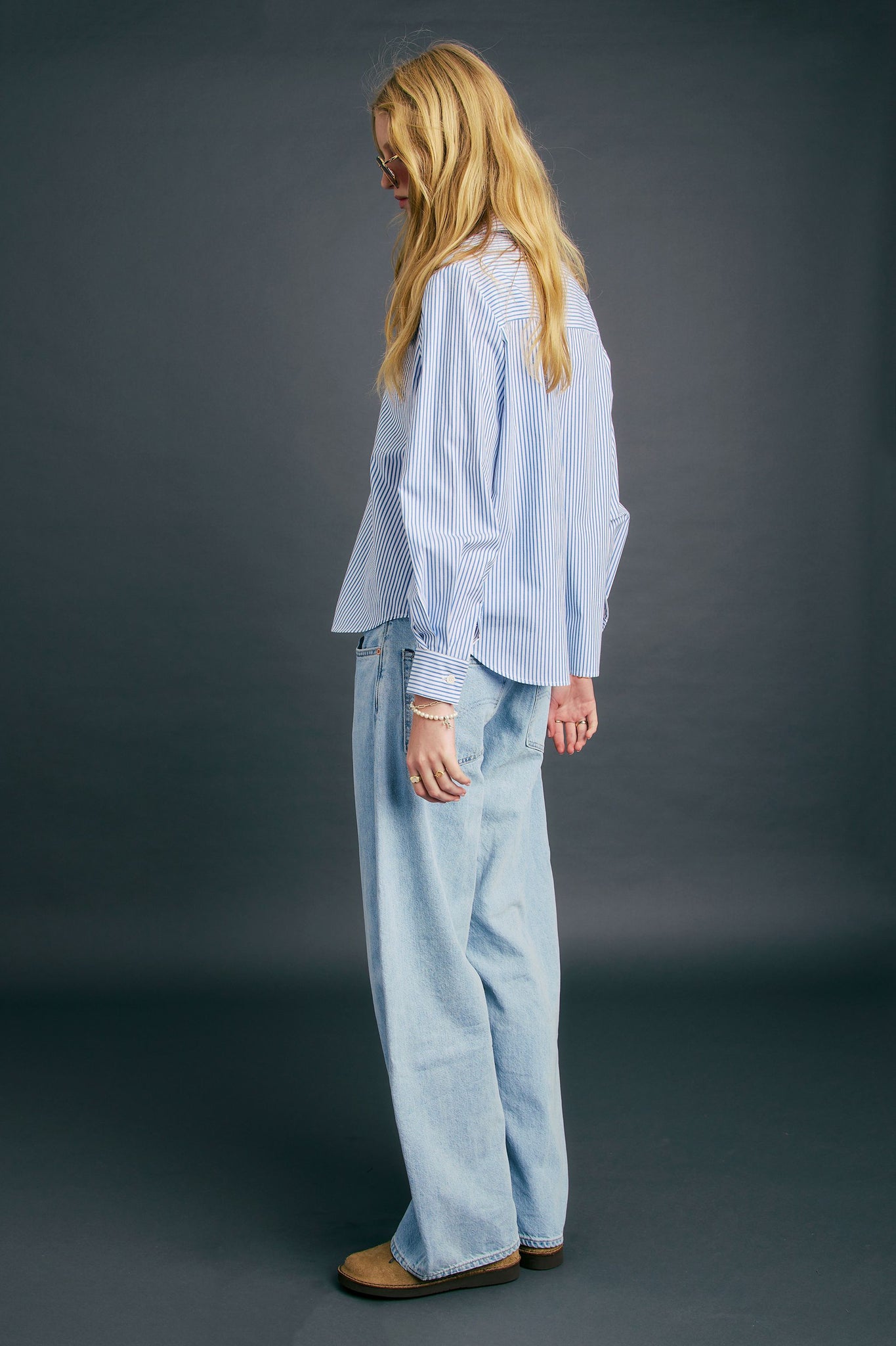 Squire Shirt Blue/White