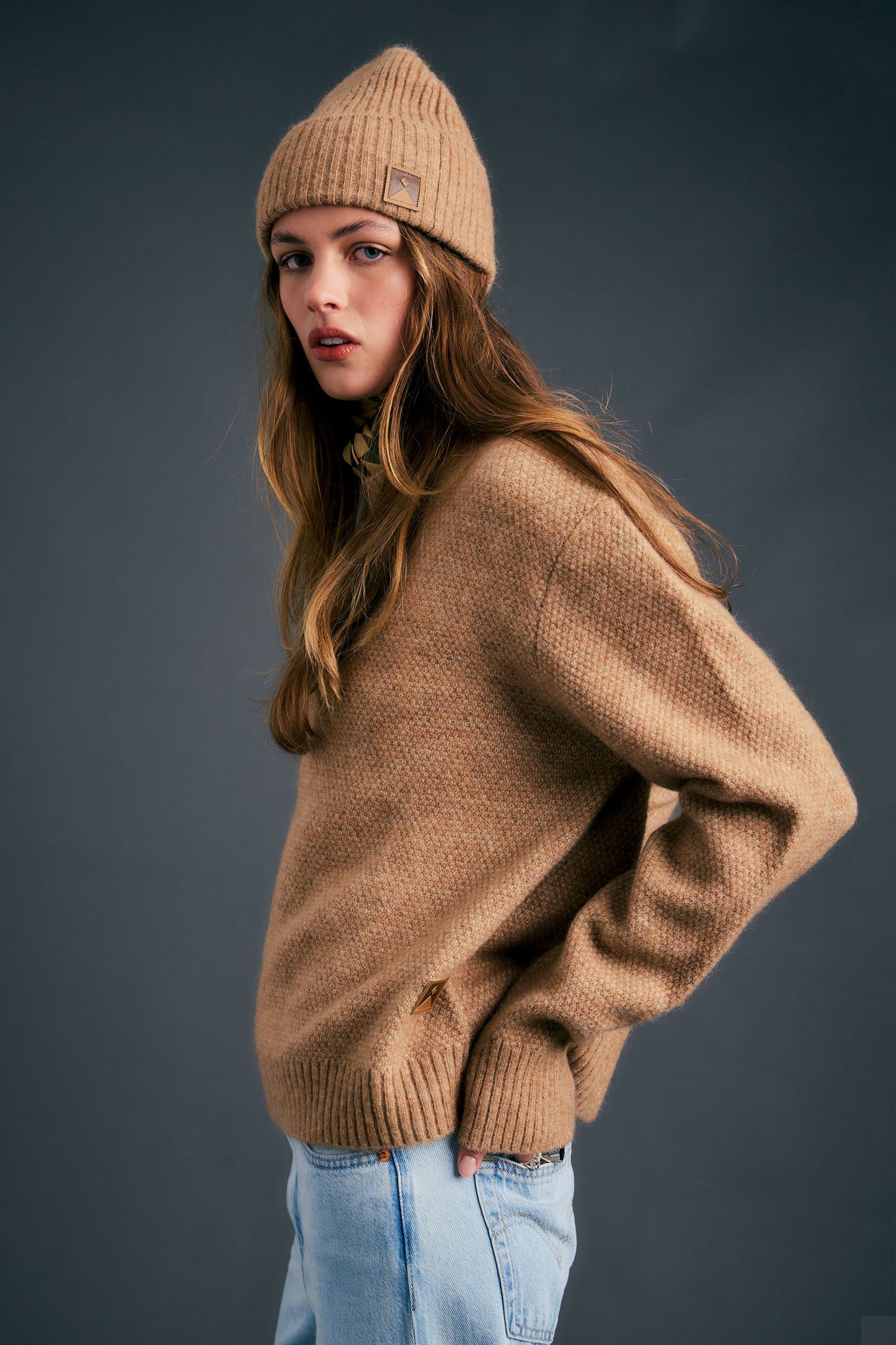 Forage Sweater Camel