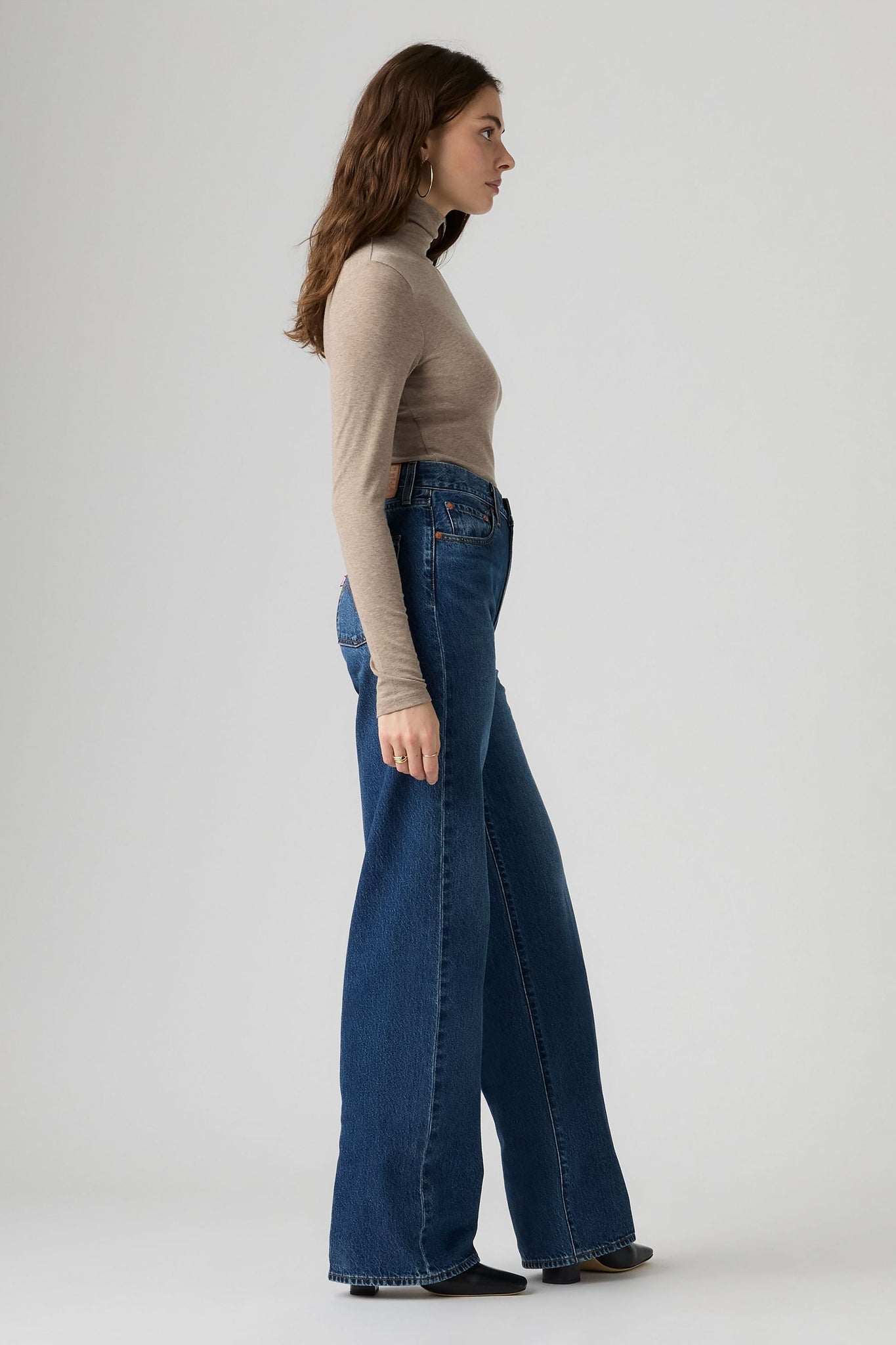 Ribcage Wide Leg Maybe Anywhere Medium Blue