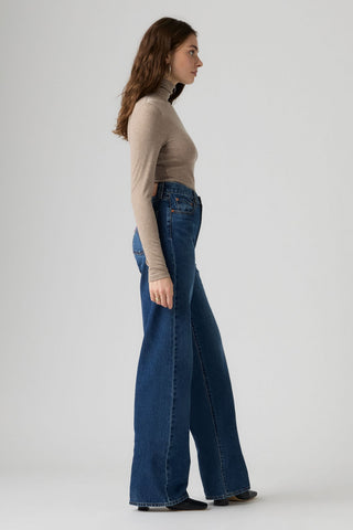 Ribcage Wide Leg Maybe Anywhere Medium Blue