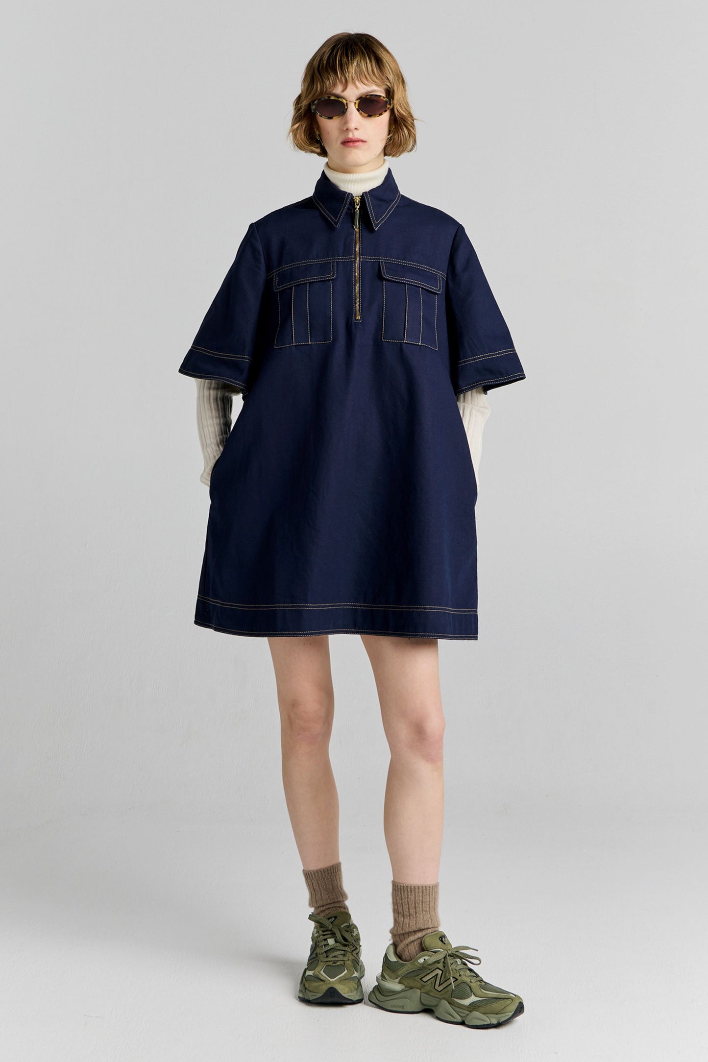 Tempest Dress Navy