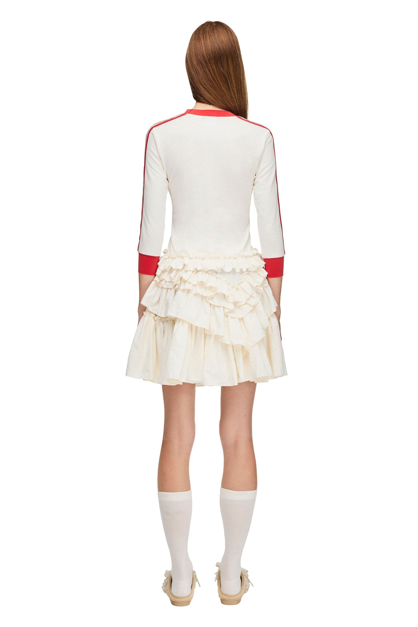 Simone Rocha Long-Sleeve Top Chalk White