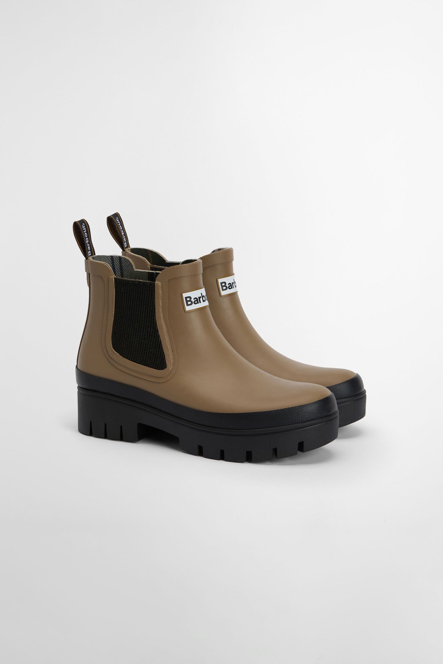 Halton Chelsea Welly Military Brown/Black