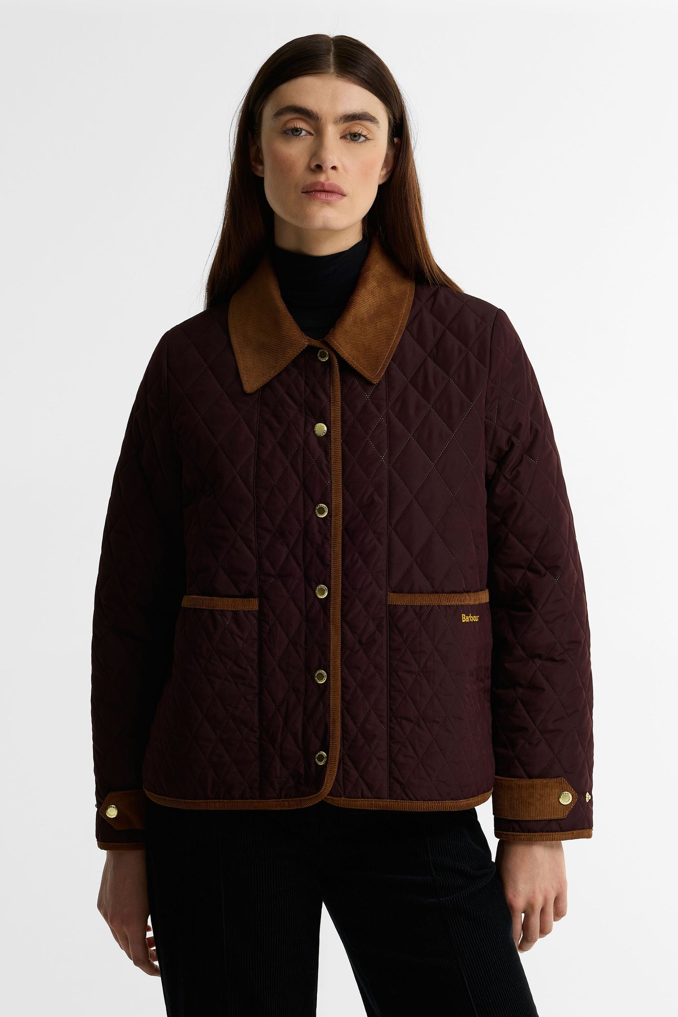 Ainsdale Quilted Jacket Fig/Muted