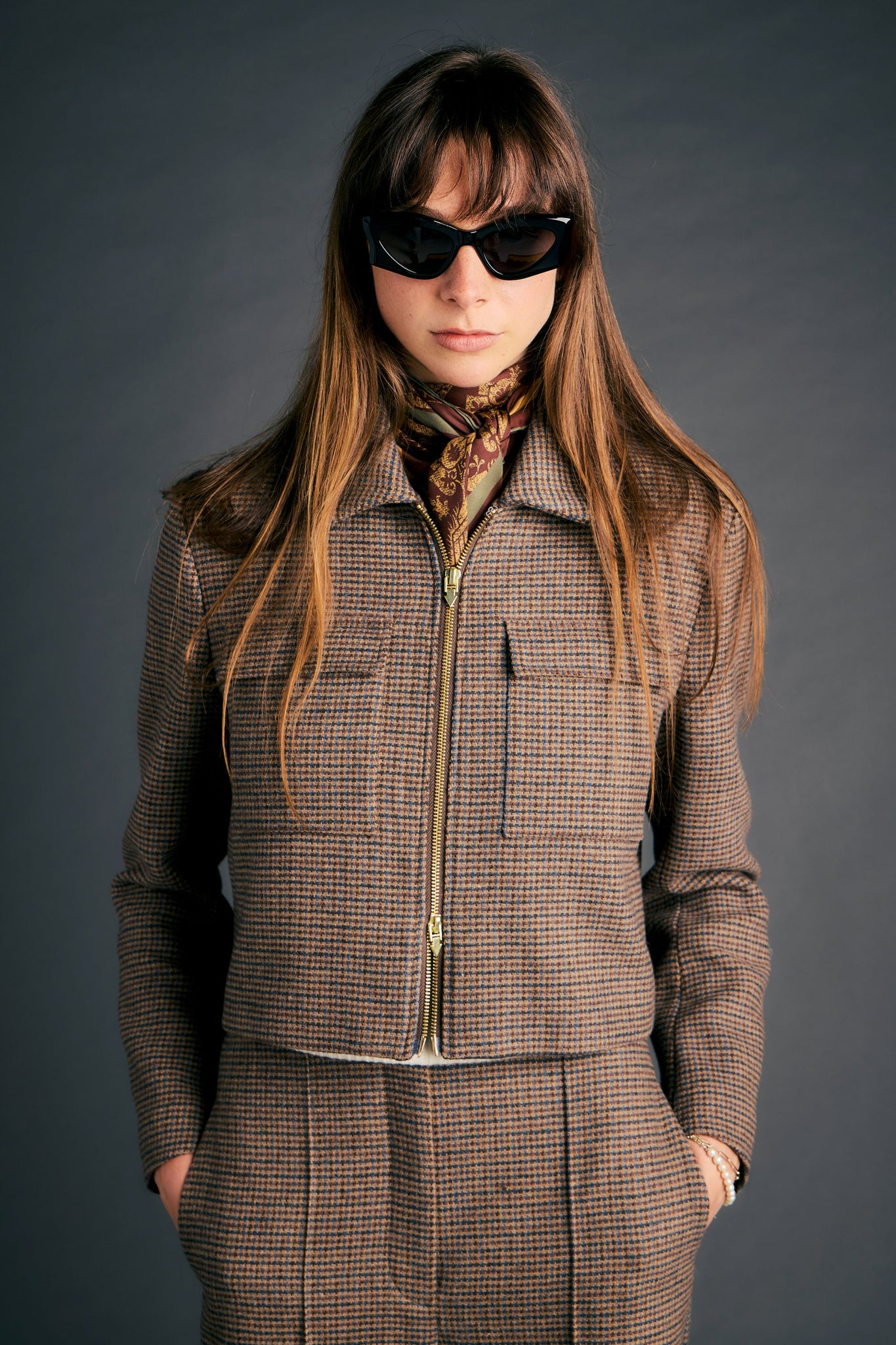 Landing Jacket Brown Multi
