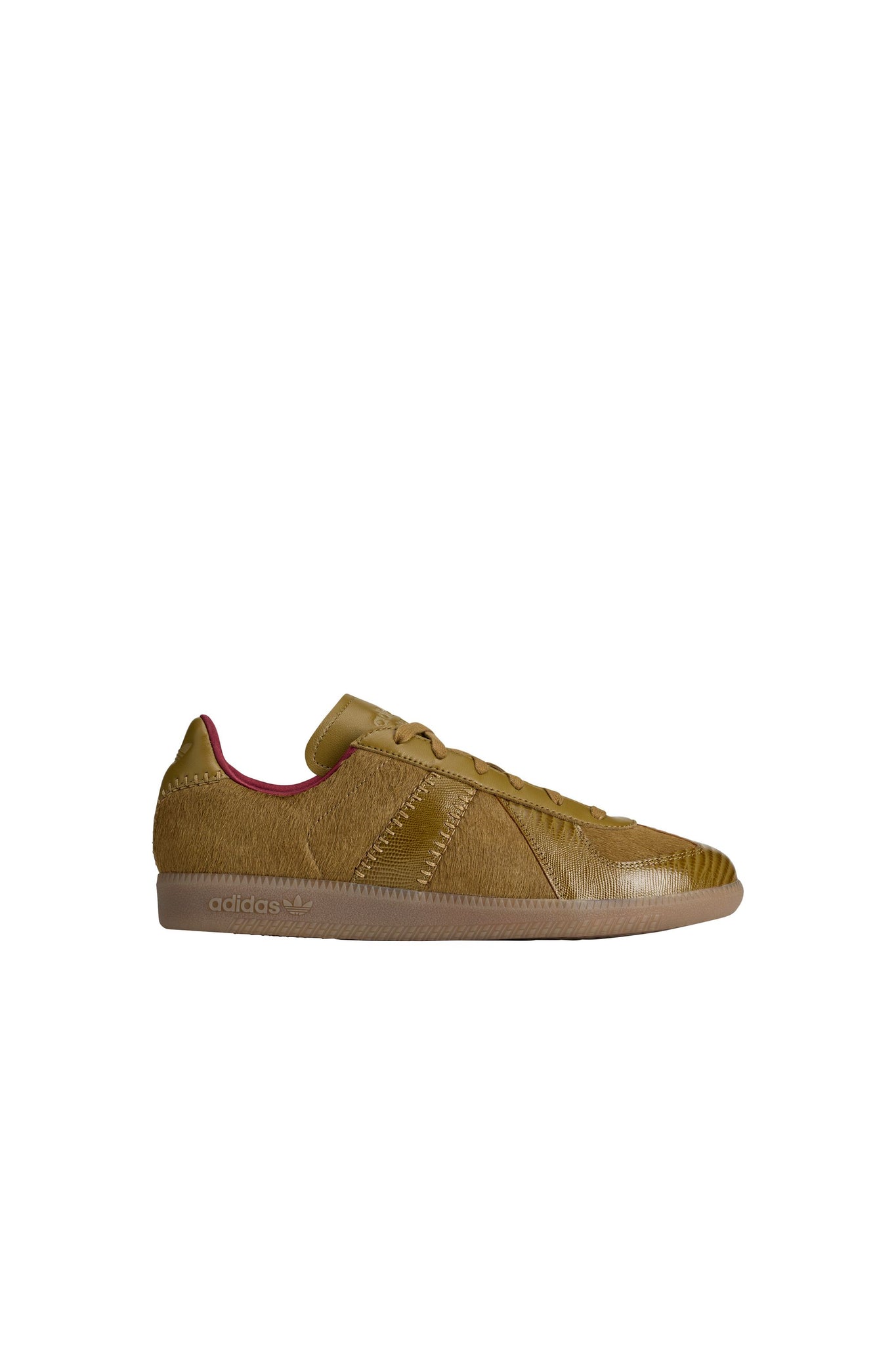 Wales Bonner BW Army Khaki Pony Noble Maroon/Gold Met./Wonder White