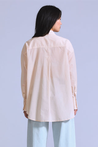 Blue Tab Core LS Woven Beige
