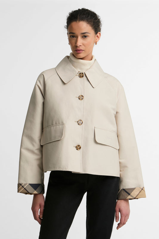 Delilah Showerproof Jacket Mist/Birchwood Dress