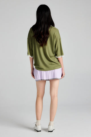 Runaway Knit Skirt Lilac