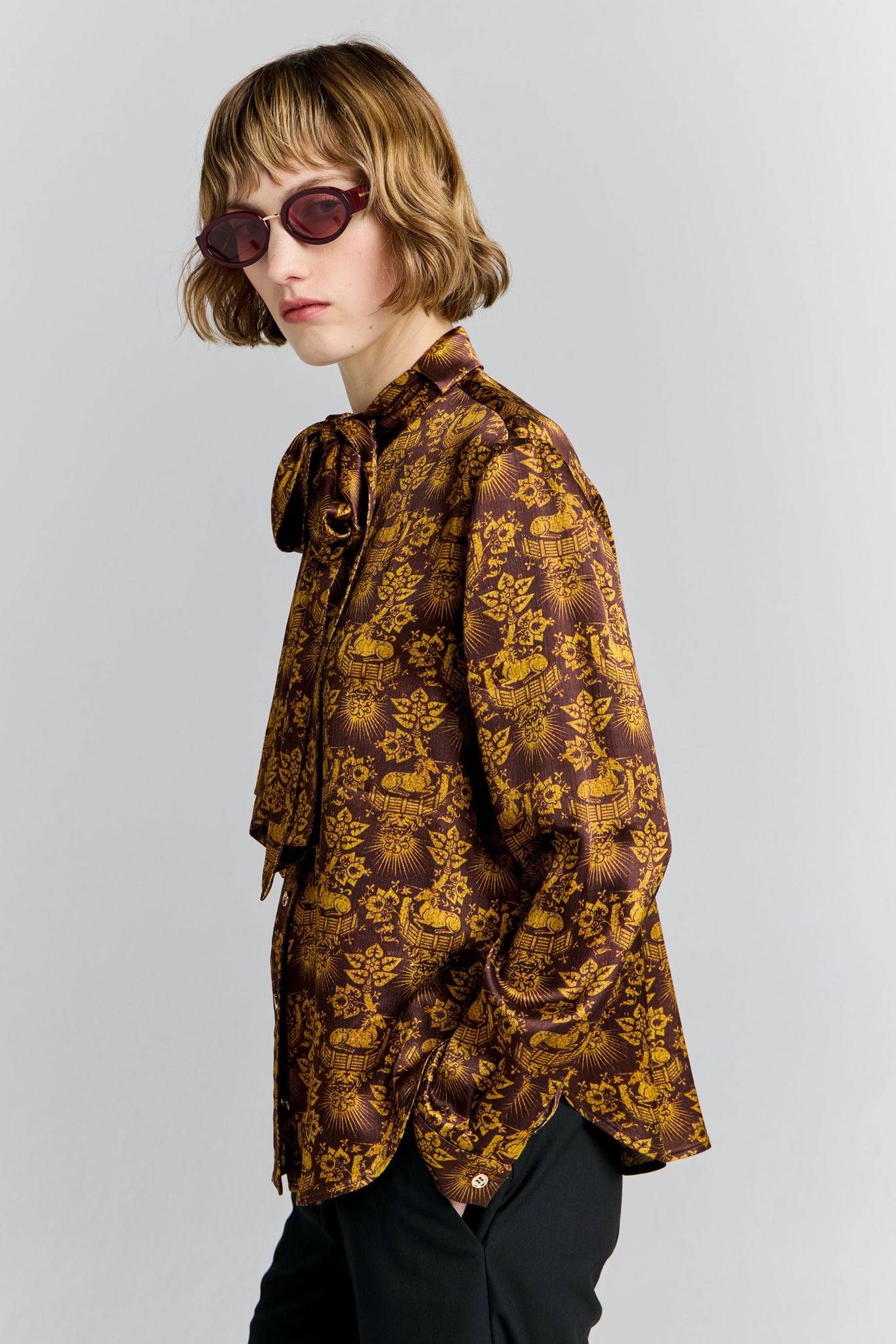 Deb Shirt Chocolate Multi
