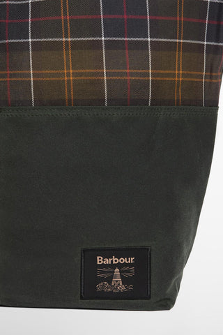 Field Patchwork Tote Bag Sage/Classic
