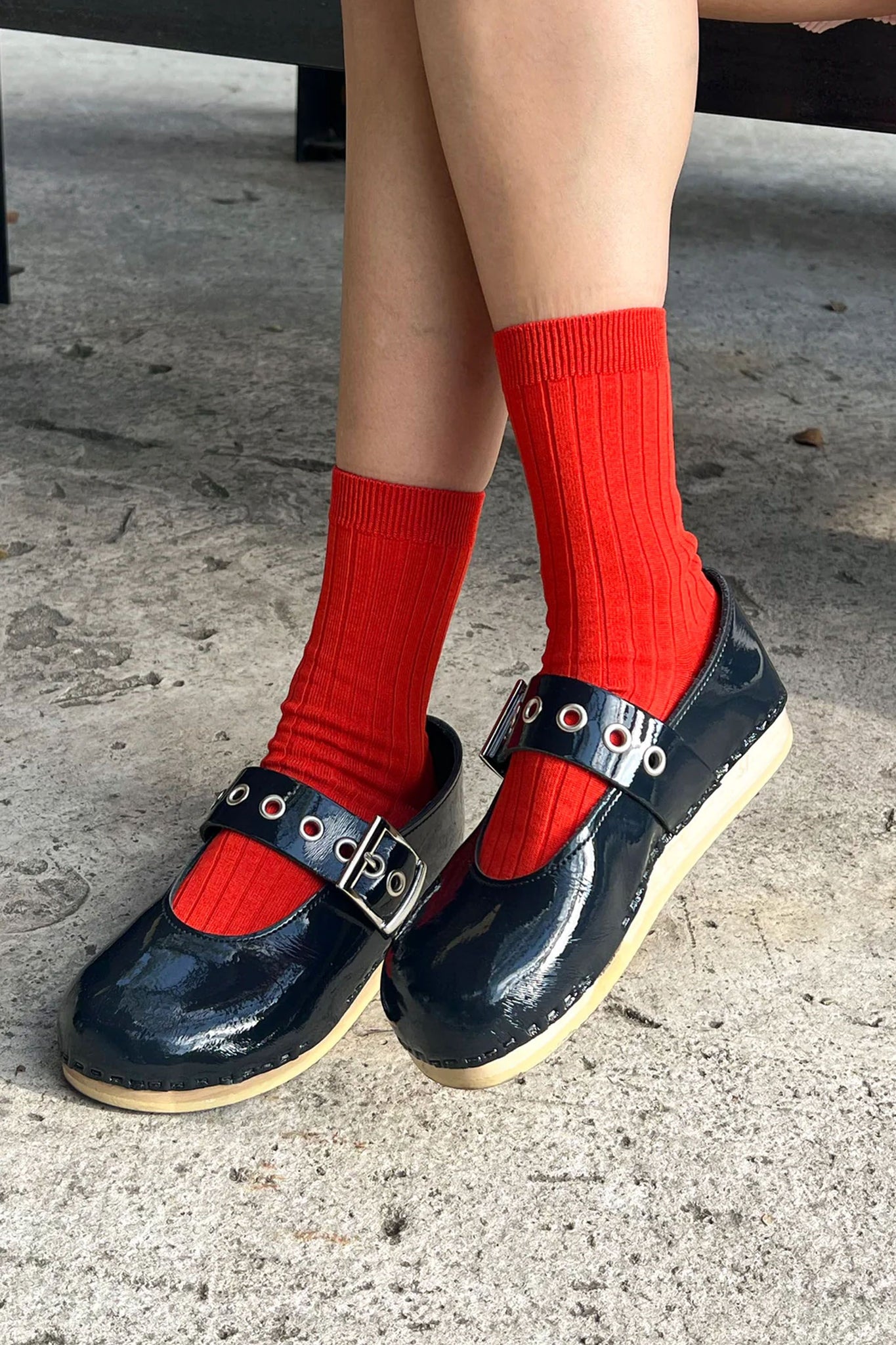 Her Socks Mercerized Ketchup