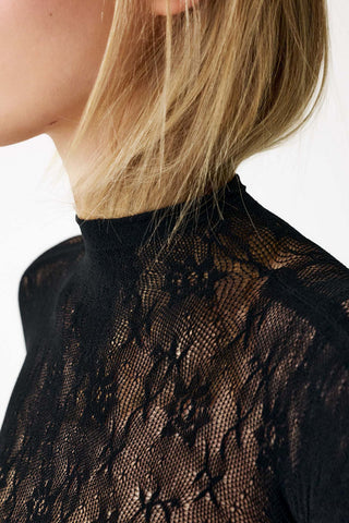 Nova Lace Top Black