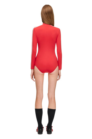 Simone Rocha Leotard Better Scarlet