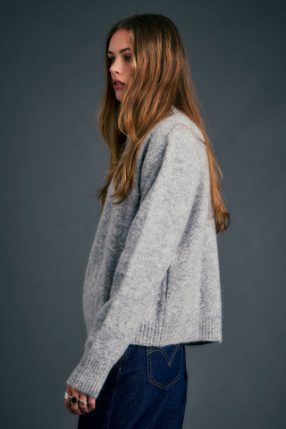 Forage Sweater Grey Marle