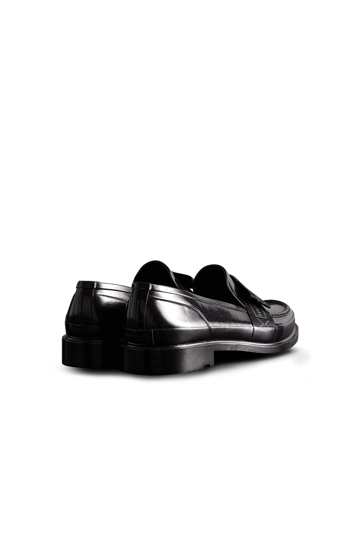 Refined Bow Gloss Penny Loafer Black