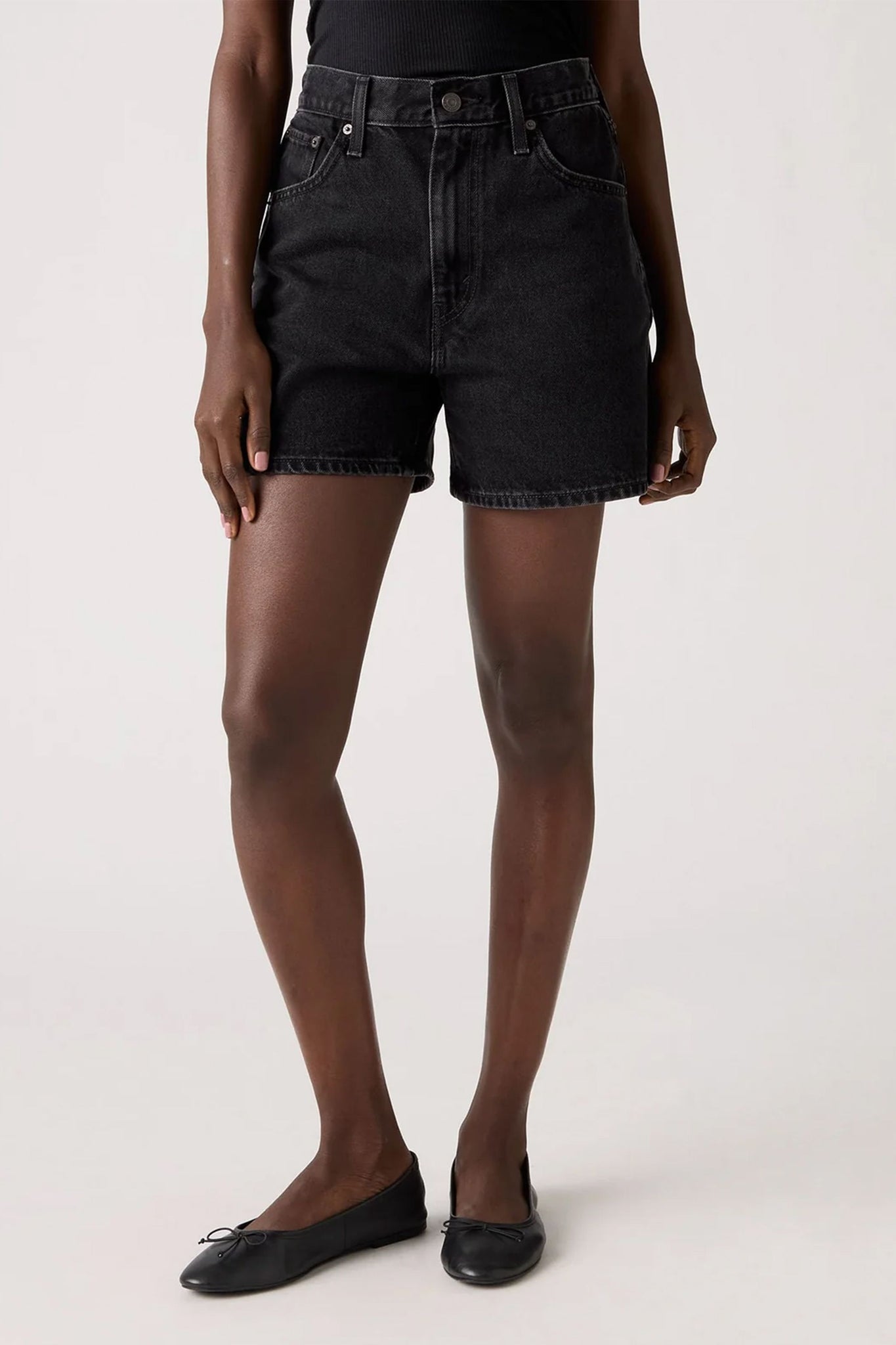 Cinch Mid-Thigh Shorts Open Mind Black
