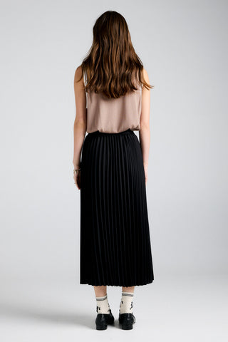 Sunray Pleated Skirt Black