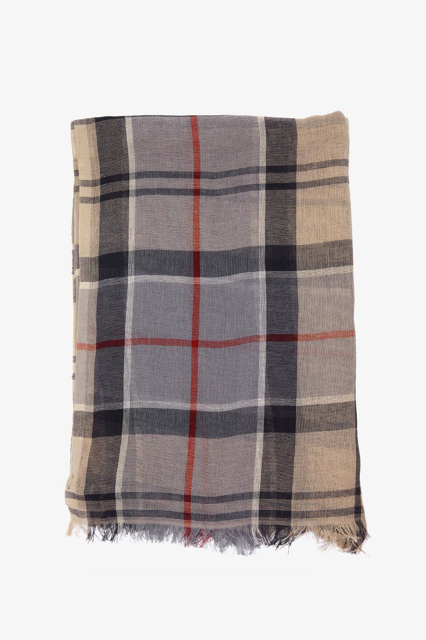 Welton Tartan Scarf Stone Dress Tartan