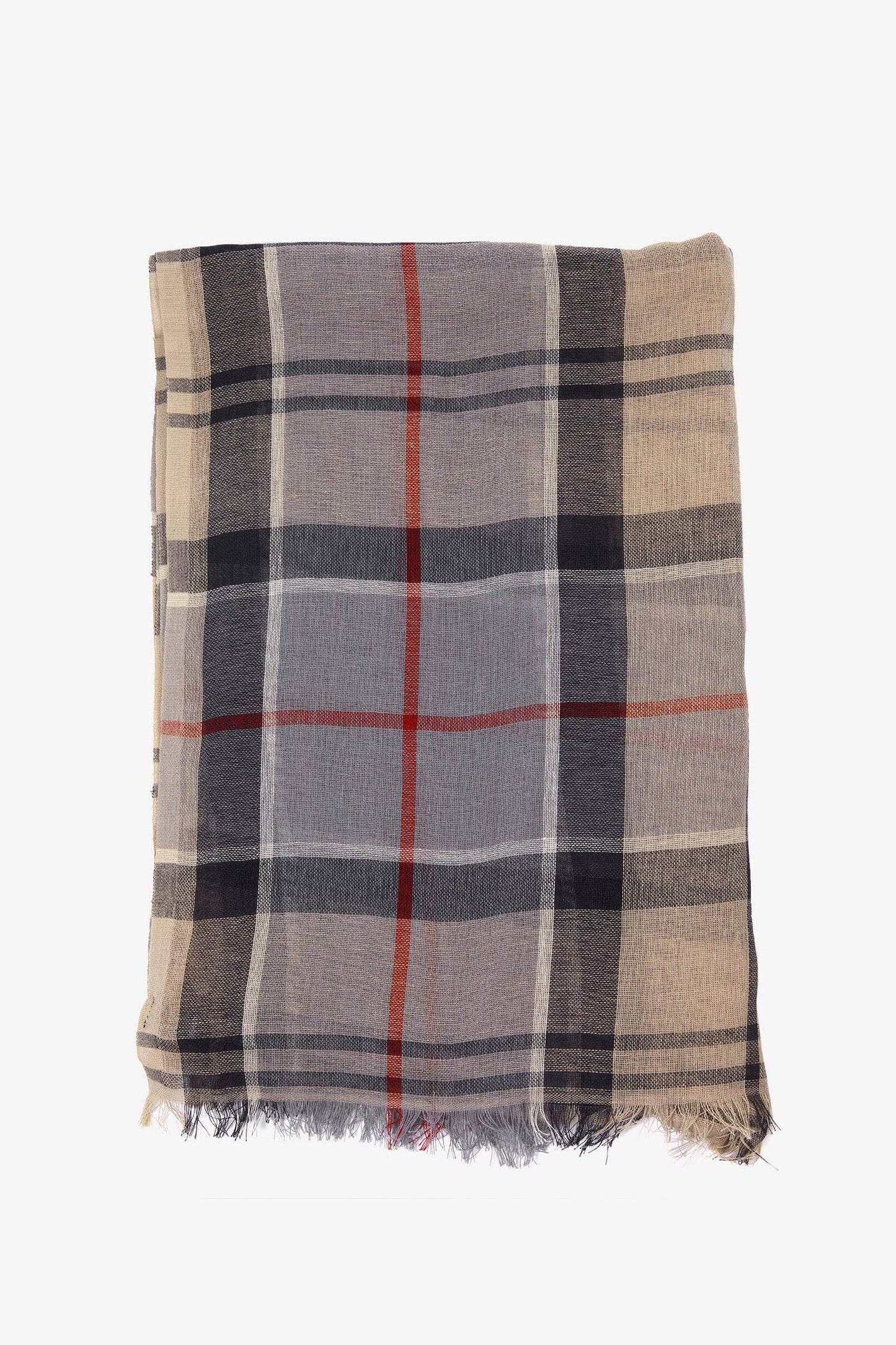 Welton Tartan Scarf Stone Dress Tartan
