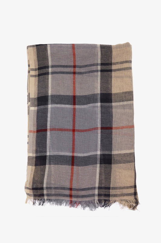 Welton Tartan Scarf Stone Dress Tartan