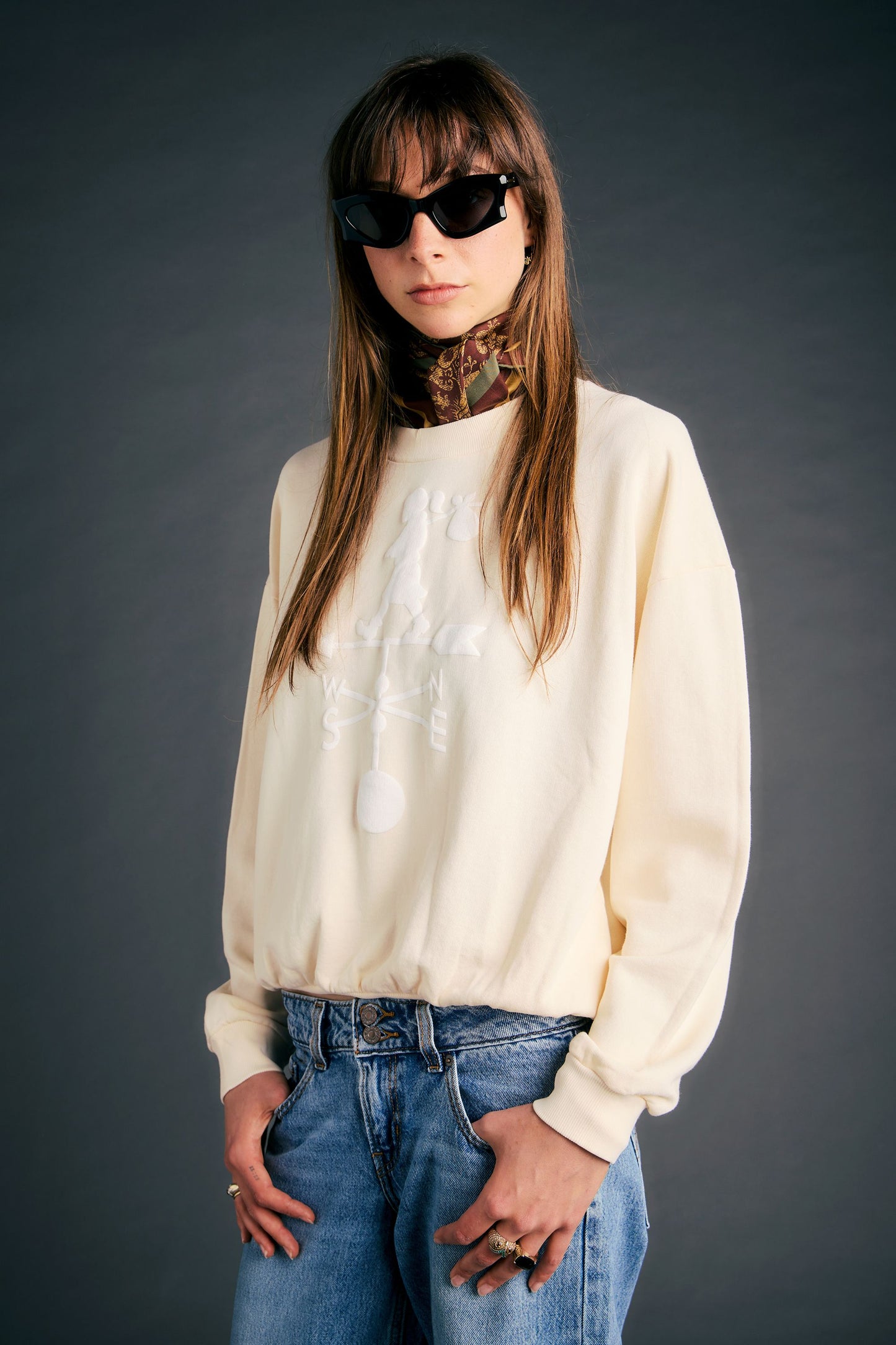 Weather Shop Sweatshirt Ecru