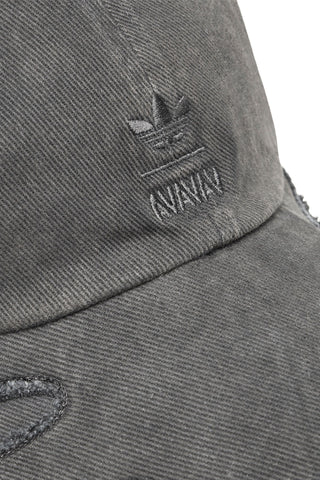 AVAVAV Slashed Double Brim Cap Black
