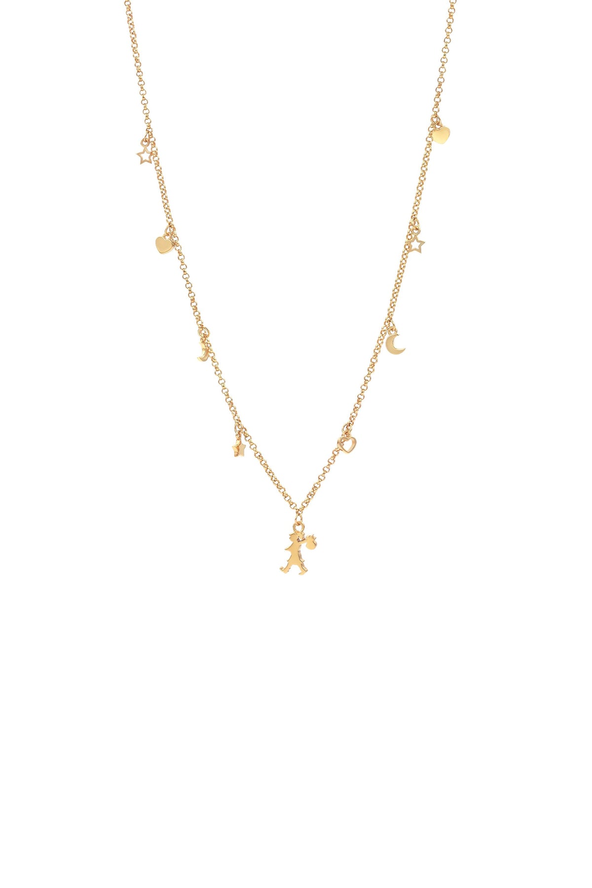Runaway Mini Charm Necklace Gold-Plated