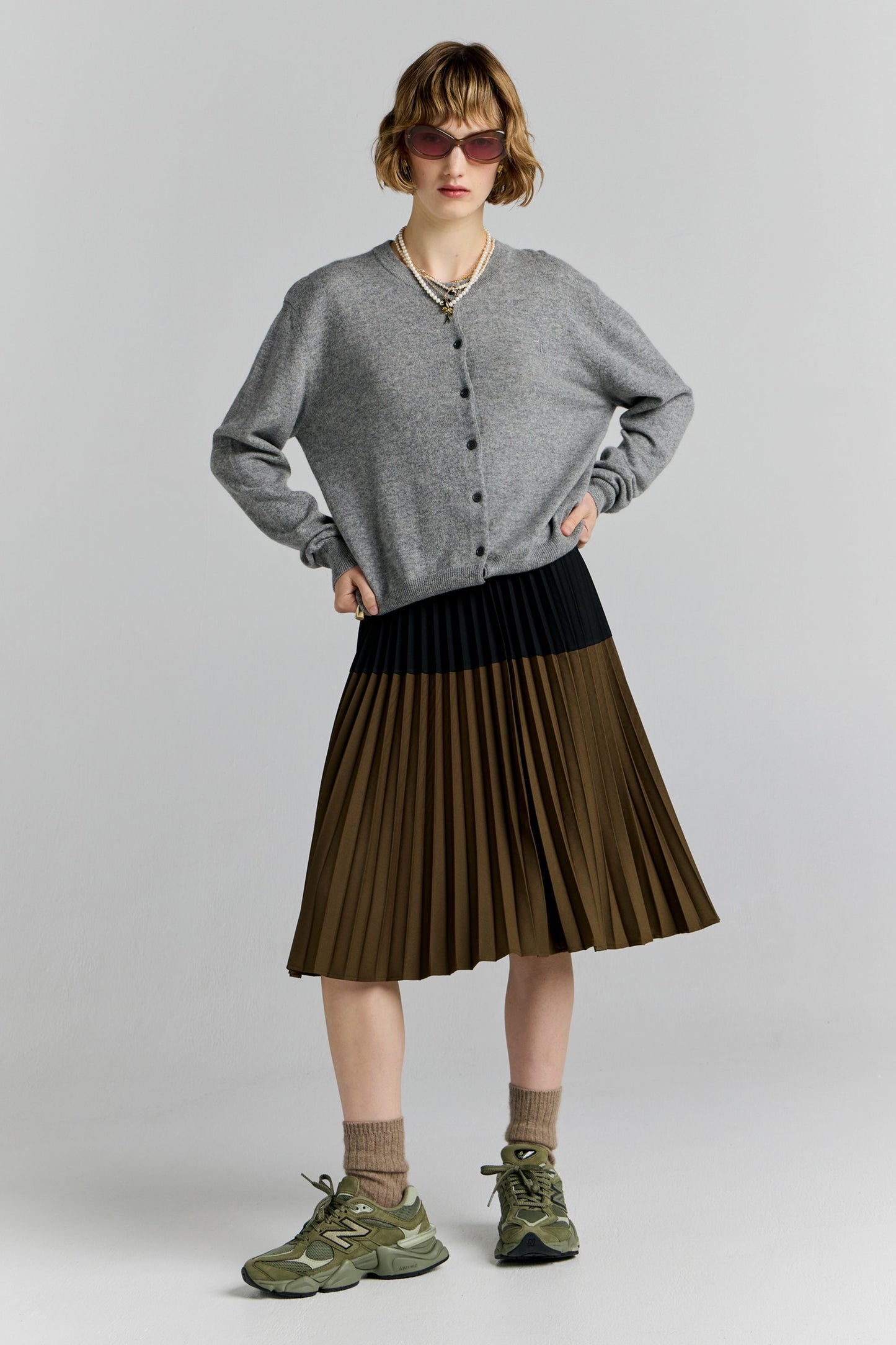 Tranquility Skirt Black/Olive