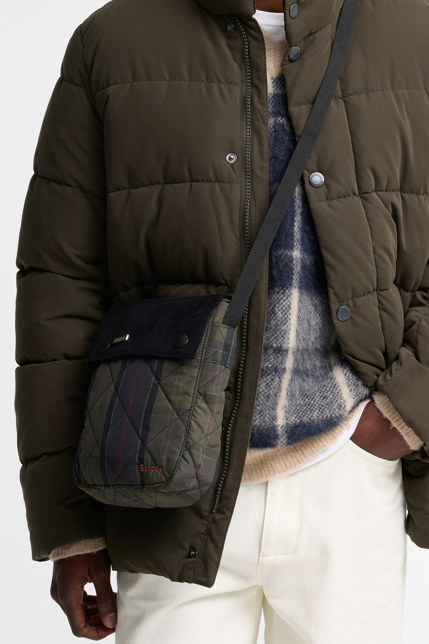 Tartan Liddesdale Crossbody Bag Shadow Classic Tartan