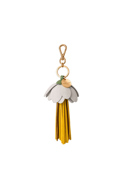 Daisy Tassel Charm Yellow Multi