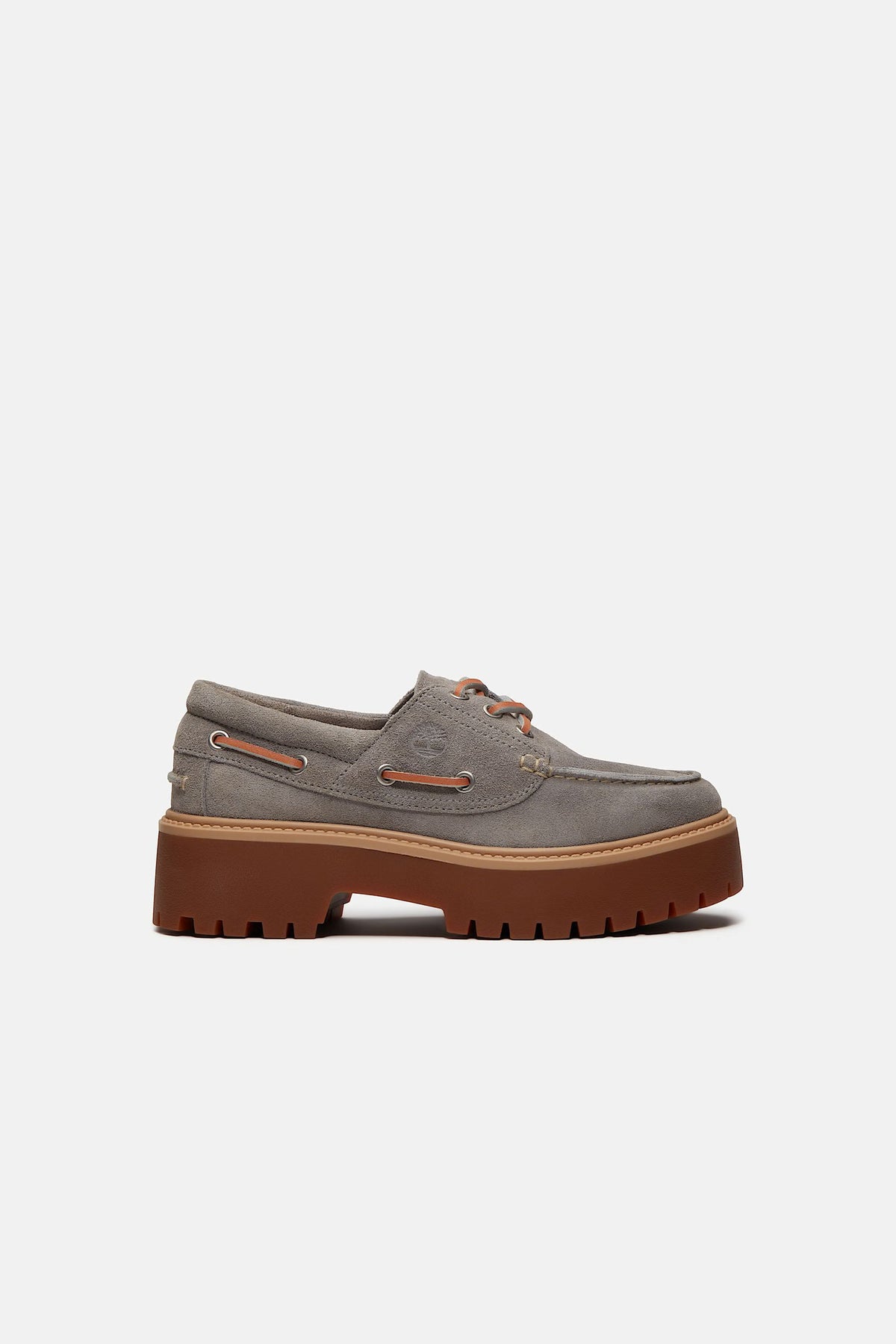 Stone Street 3-Eye Lug Shoes Medium Grey