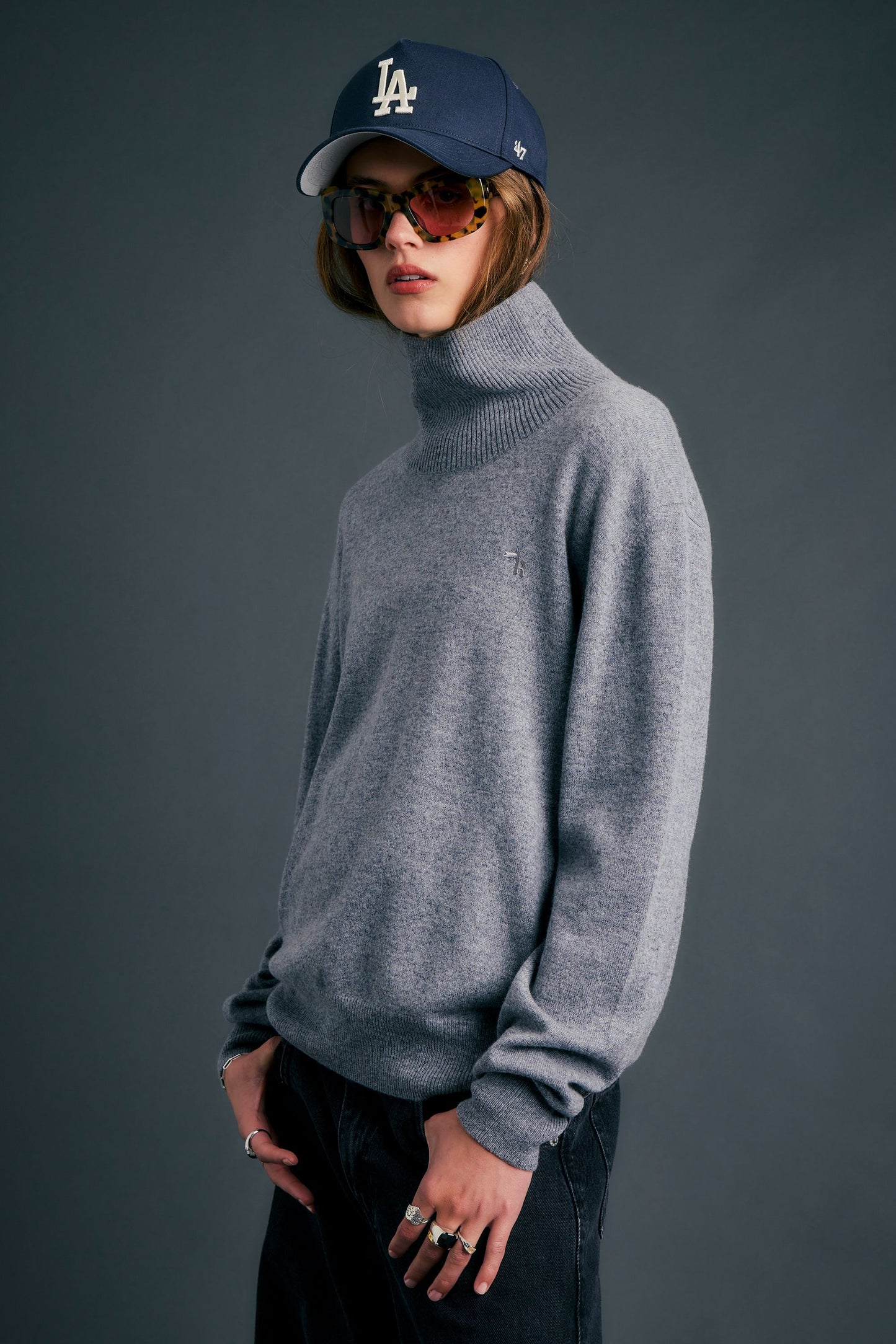 Margot Sweater Grey Marle