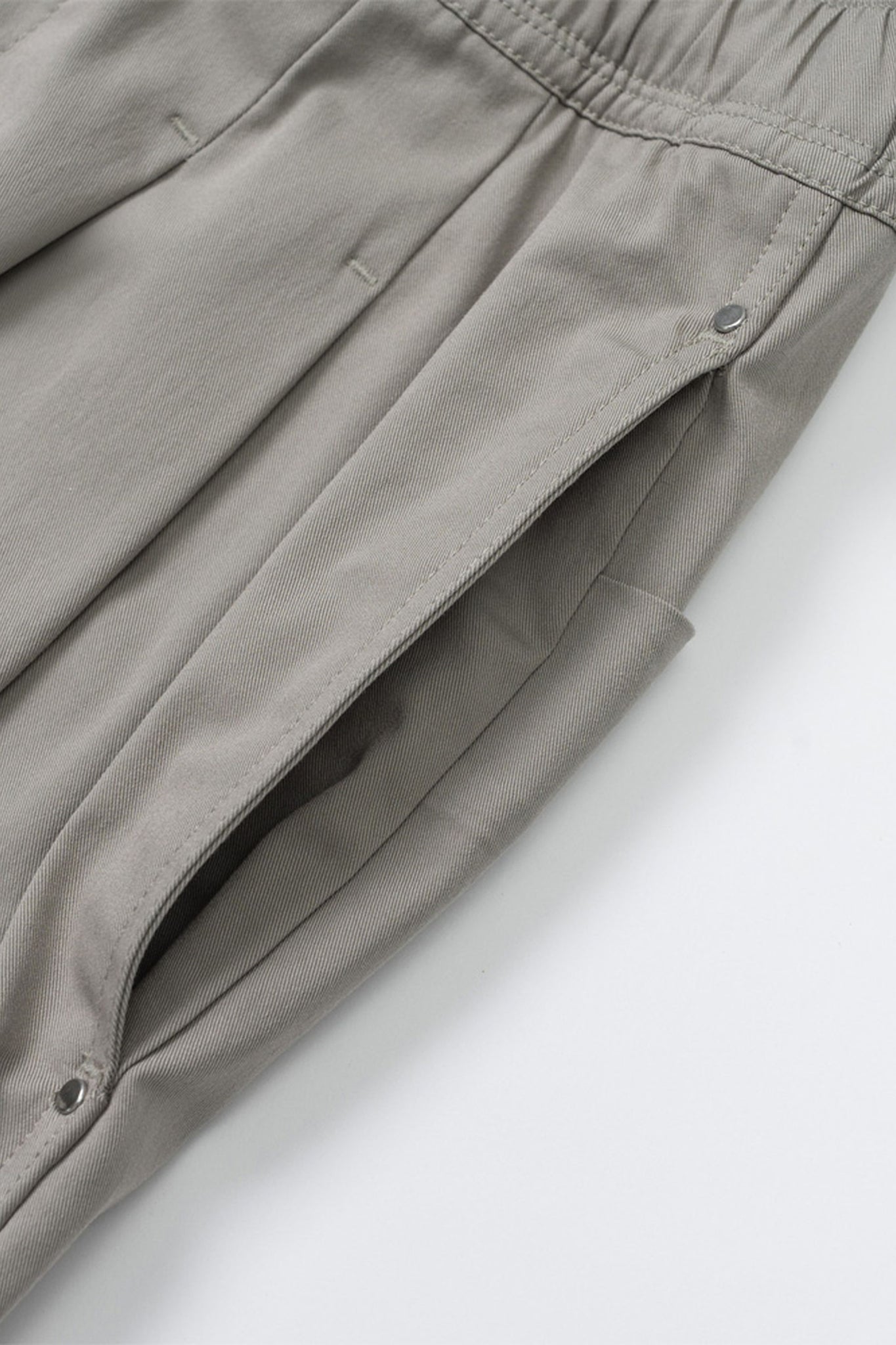 Pleated Casual Pants Stone Slab