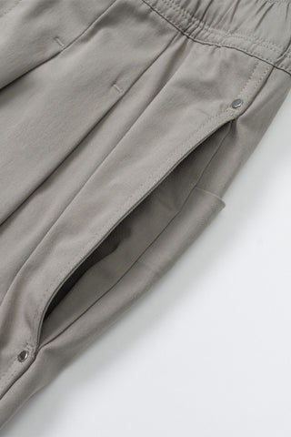 Pleated Casual Pants Stone Slab