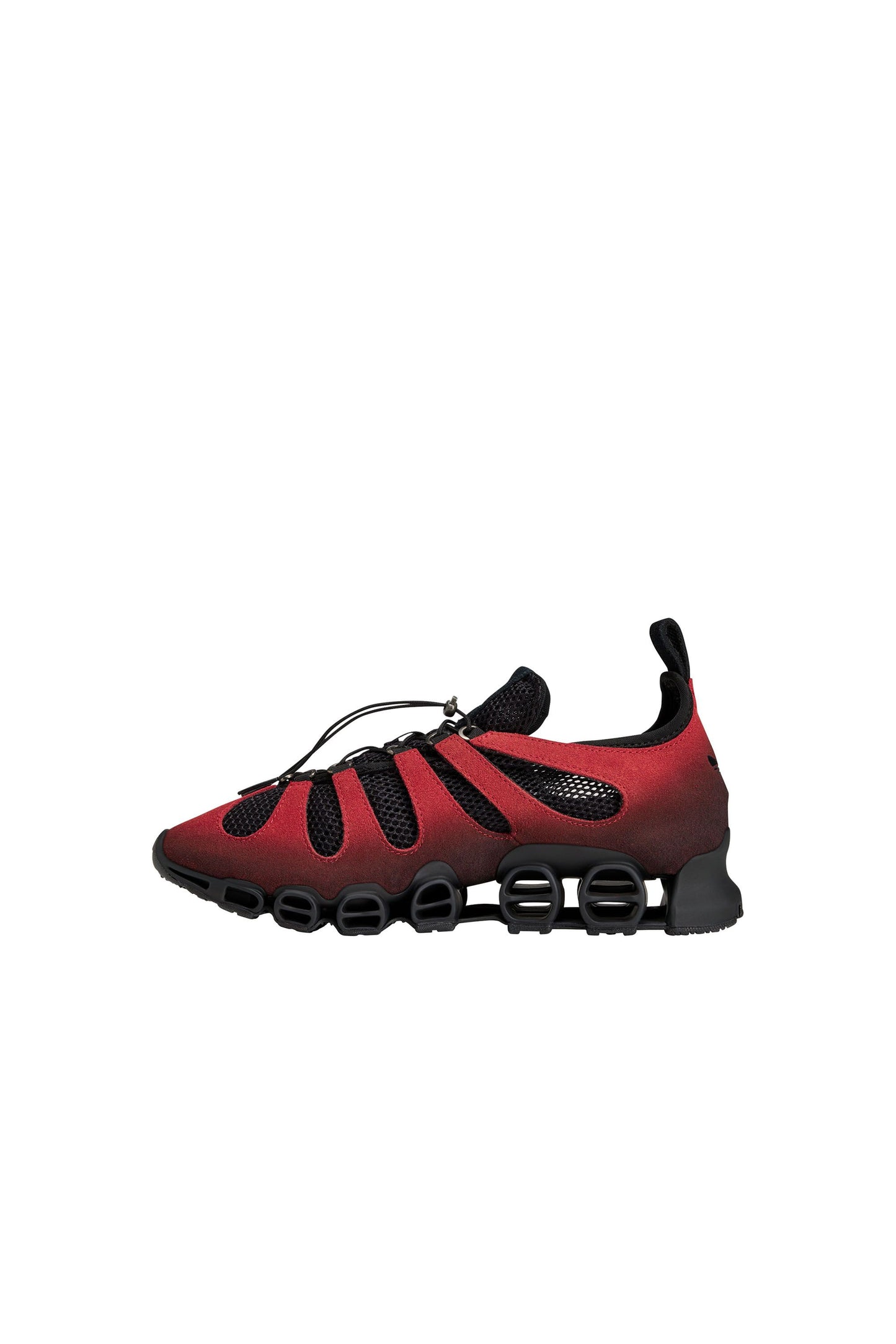AVAVAV Megaride Cutout Suede Shoes Core Black/Power Red