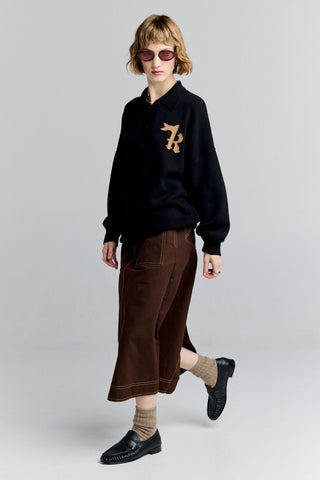 K Flag Polo Black