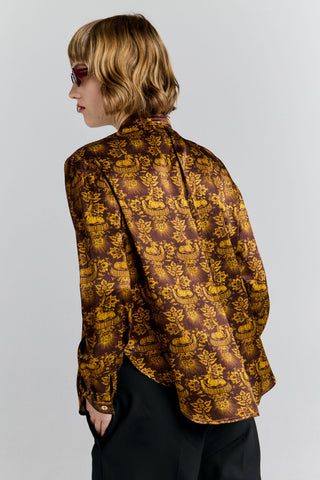 Deb Shirt Chocolate Multi