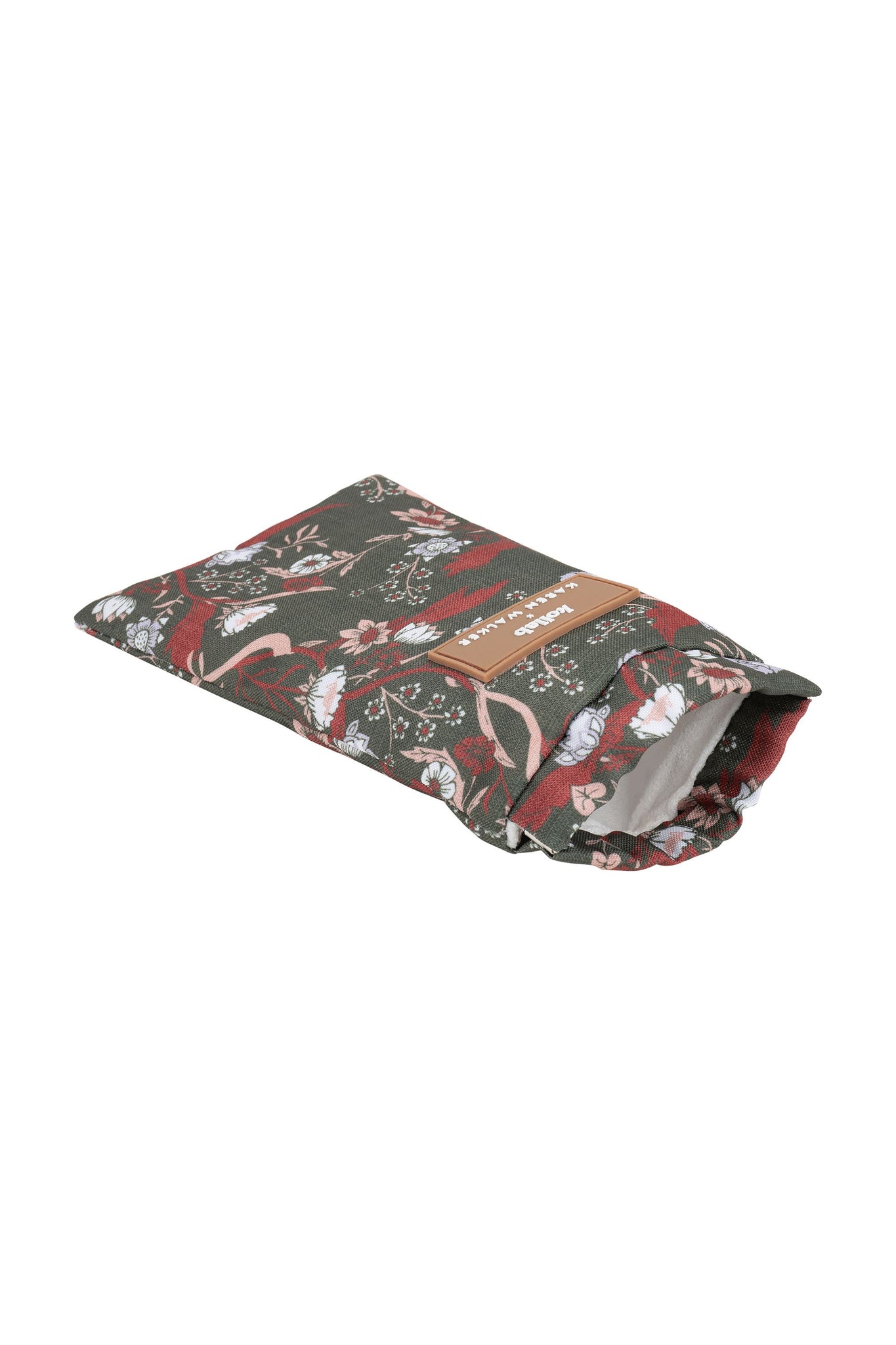 Glasses Case Whimsy Floral Olive Multi