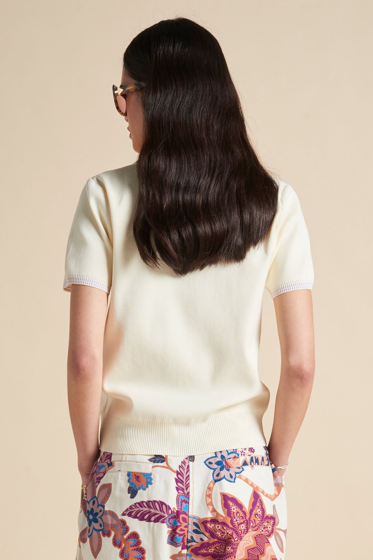 Runaway Knit Polo Cream