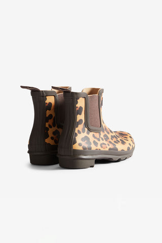 Chelsea Leopard Boot Leopard Print/Chocolate Brown