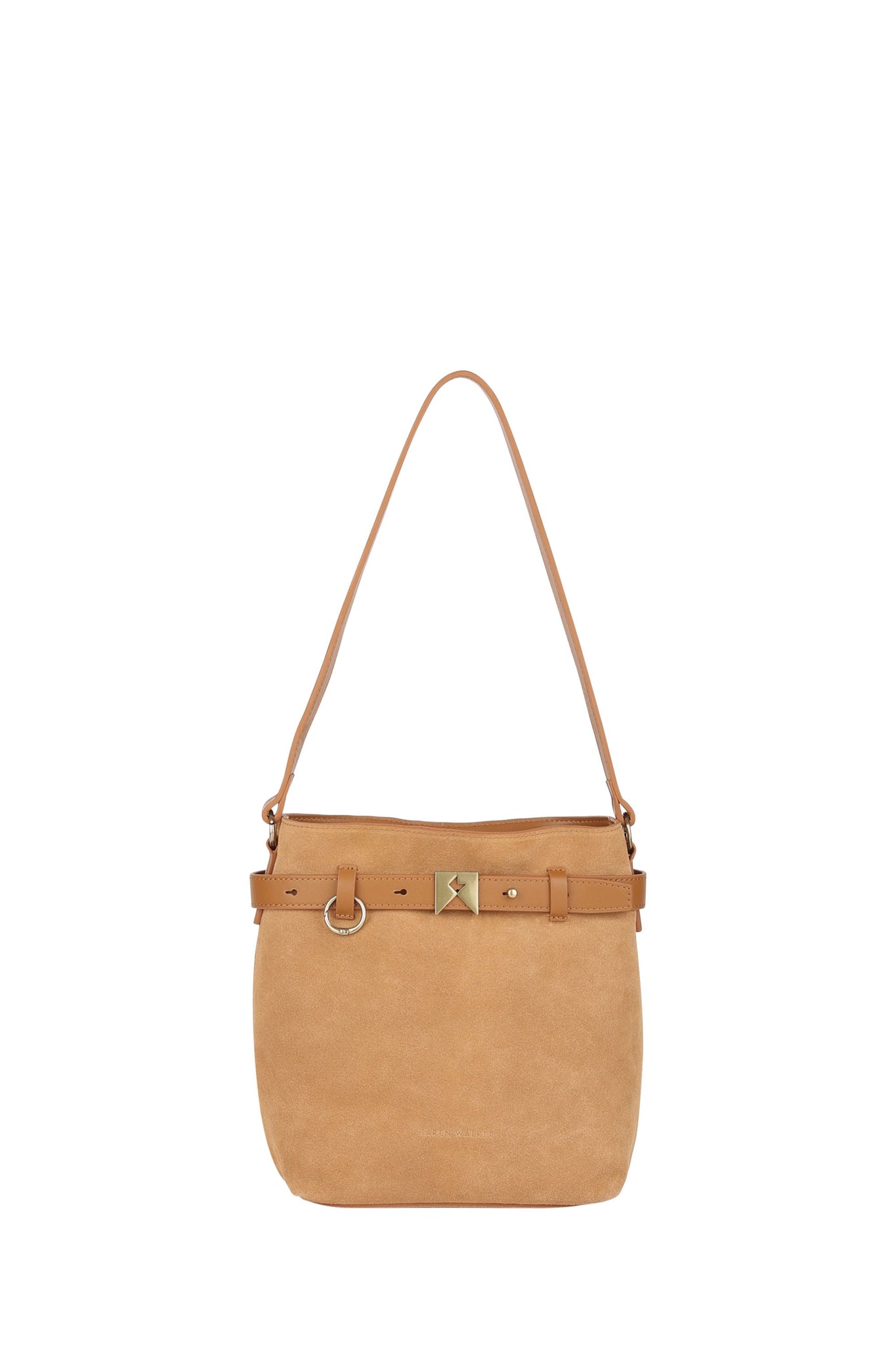 Rider Mini Bucket Bag Tan