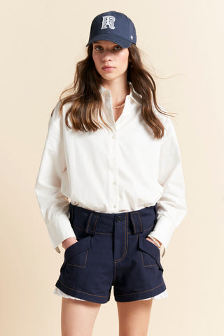 Harbour Organic Cotton Shorts Navy