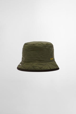 Liddesdale Reversible Bucket Hat Olive/Shadow Classic Tartan