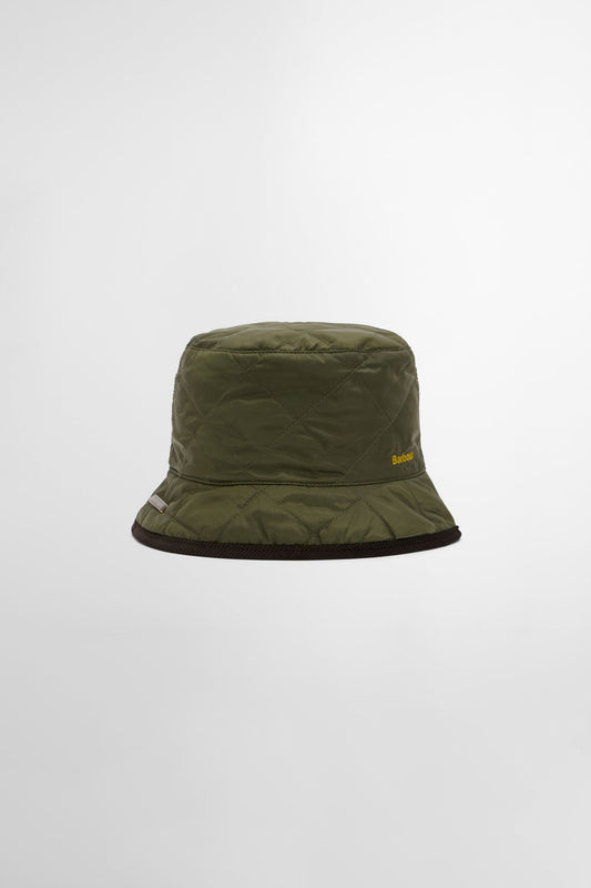 Liddesdale Reversible Bucket Hat Olive/Shadow Classic Tartan