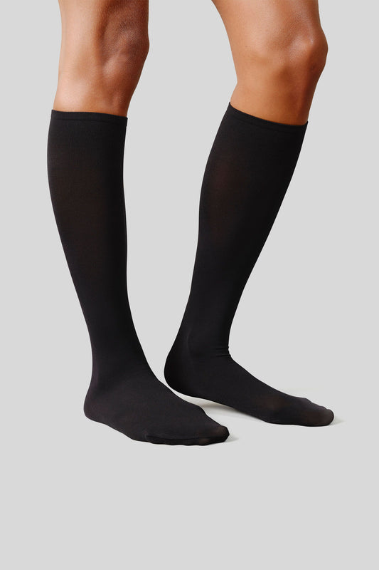 2-Pack Olivia Premium Knee-Highs Black