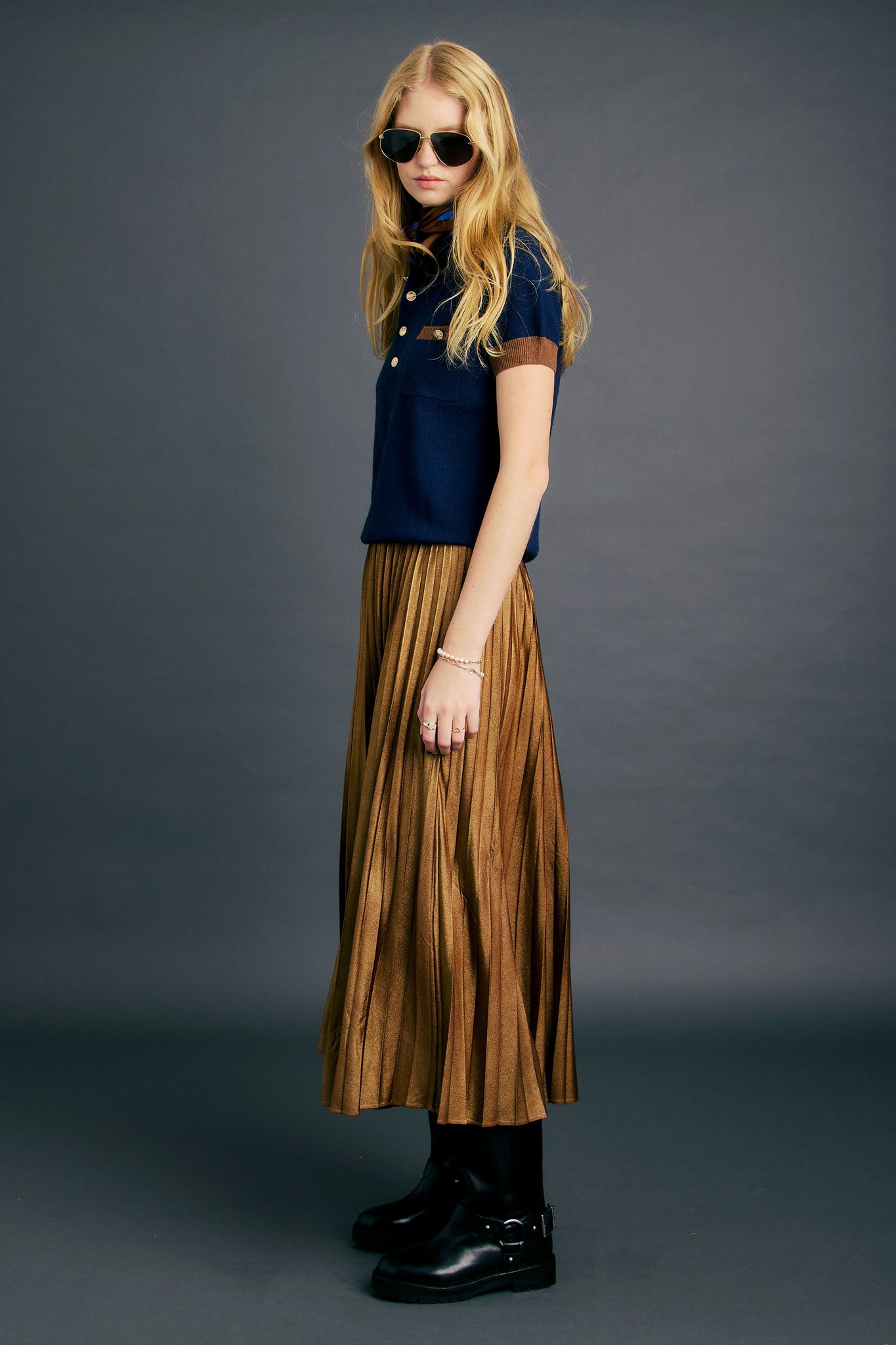 Amélie Polo Navy