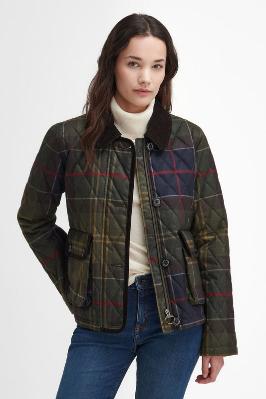 Loudon Quilted Jacket Classic Tartan