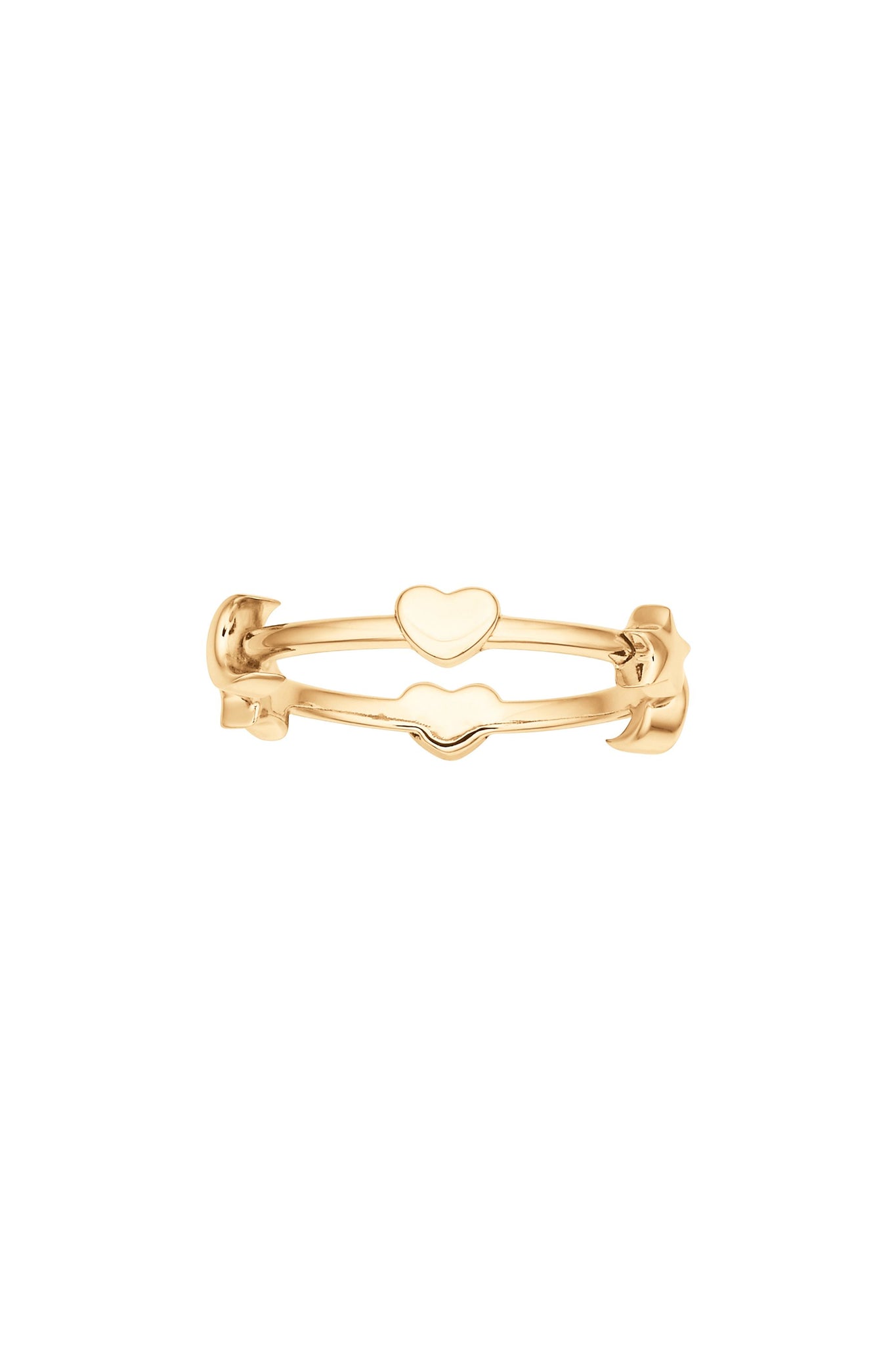 Mini Charm Ring Gold