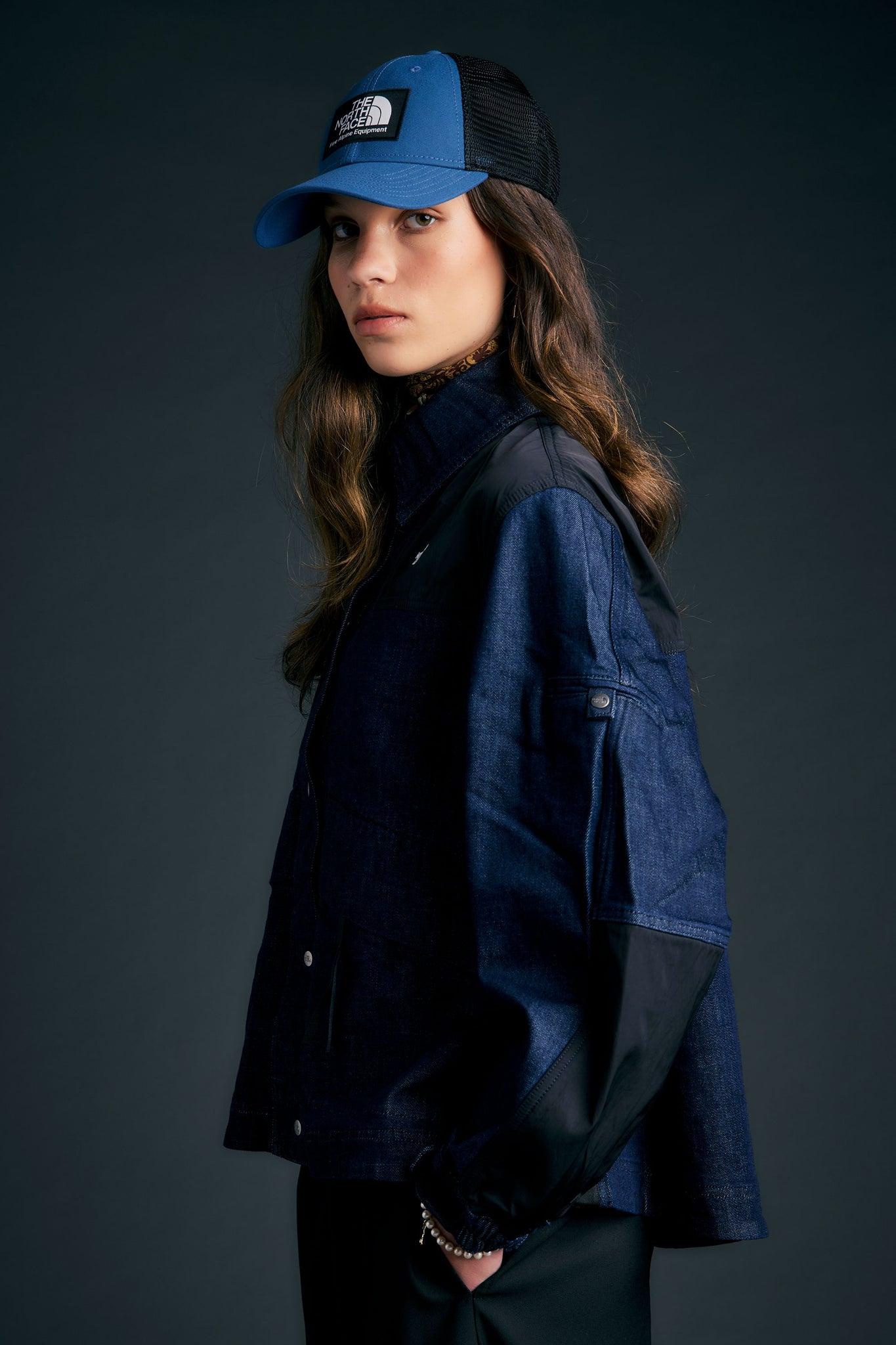 A-line Denim Jacket Cordura Dark Indigo